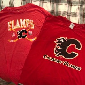 Pair of Flames t-shirts. Yes, you get both shirts.